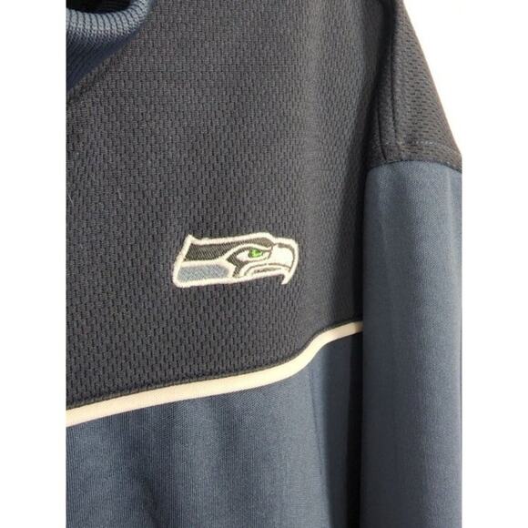 NFL Seattle Seahawks Zip Front Football Jacket Size Large - Picture 6 of 12